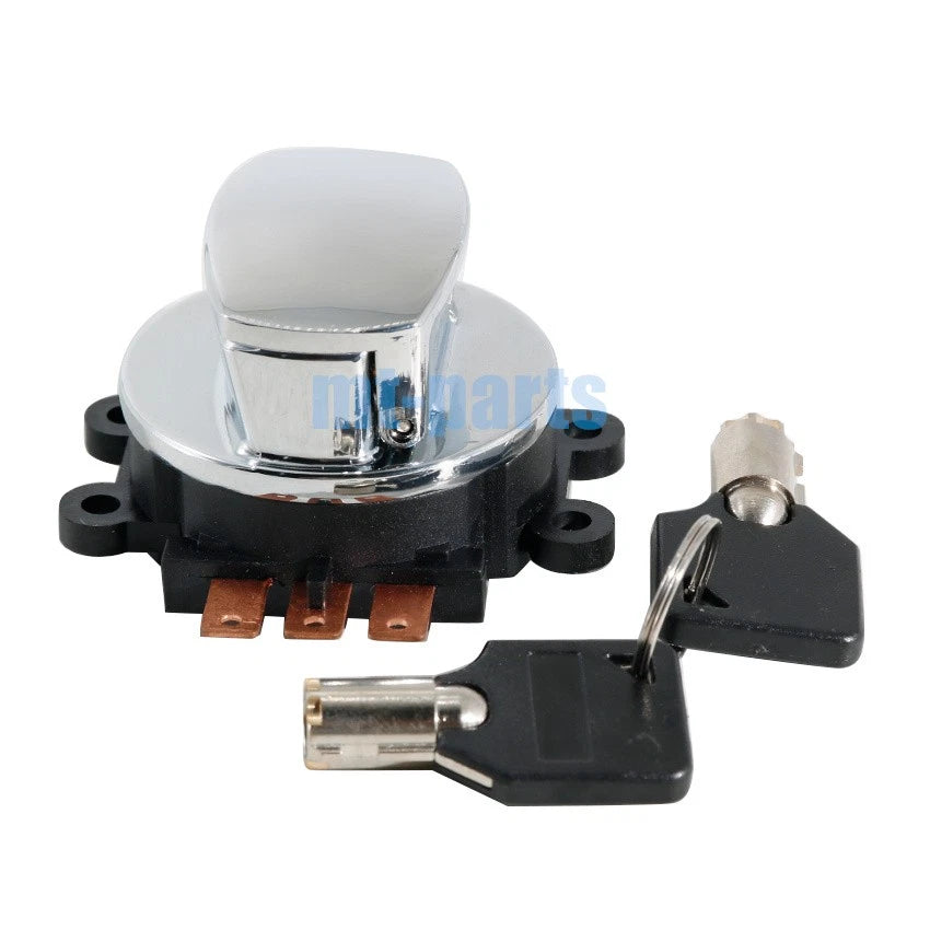 Chrome Ignition Key Switch for Harley-Davidson Heritage Springer FLSTS (2002-2003)