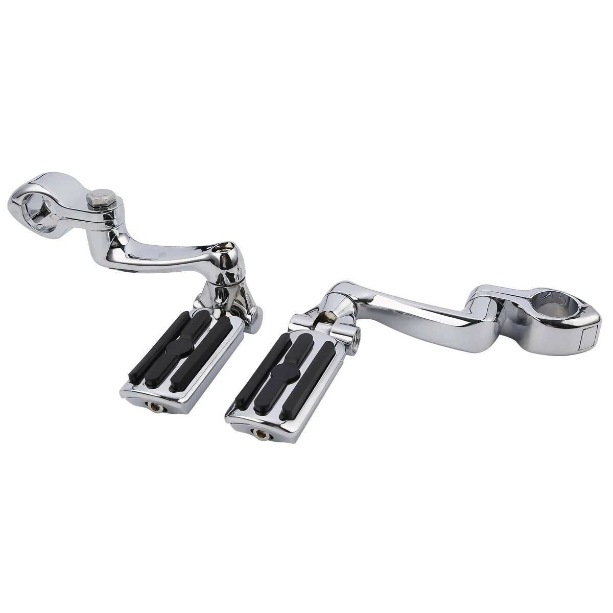 32mm Footpegs 360° Adjustable Long Mount Clamp 1-1/4in for Highway Bars