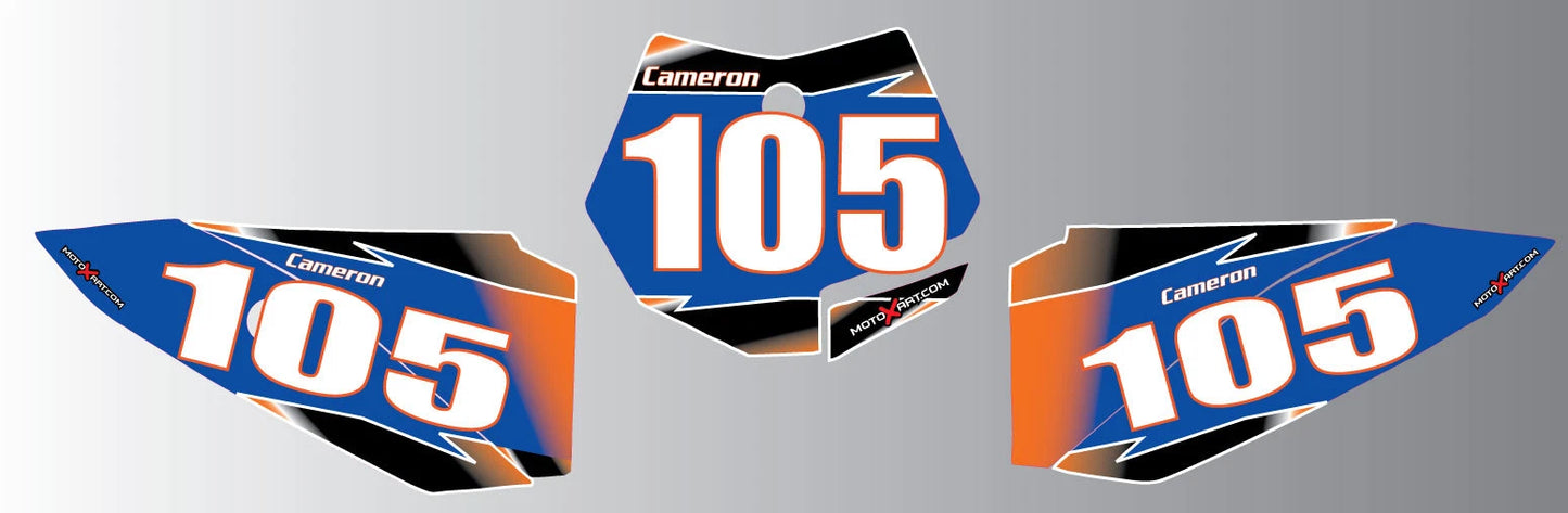 KTM 50 Custom Number Plate Graphics (2009-2015)