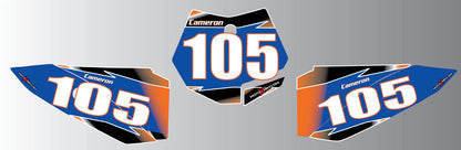 KTM 50 Custom Number Plate Graphics (2009-2015)