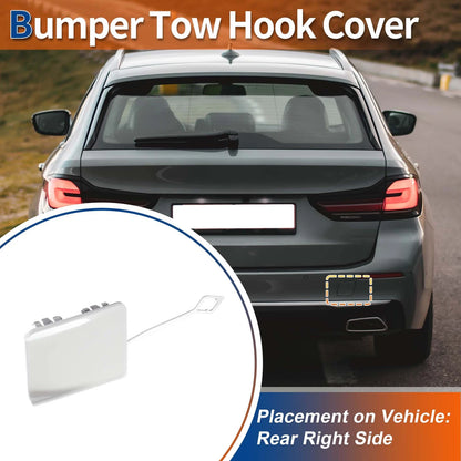 Tow Hook Cover for BMW 5-Series F10 Pure White