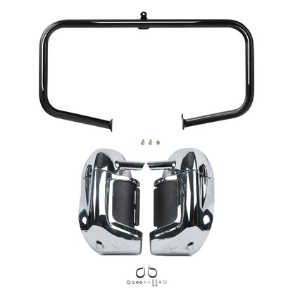 Lower Vented Fairings Engine Guard Crash Bar for Harley Road King (2009-2013)