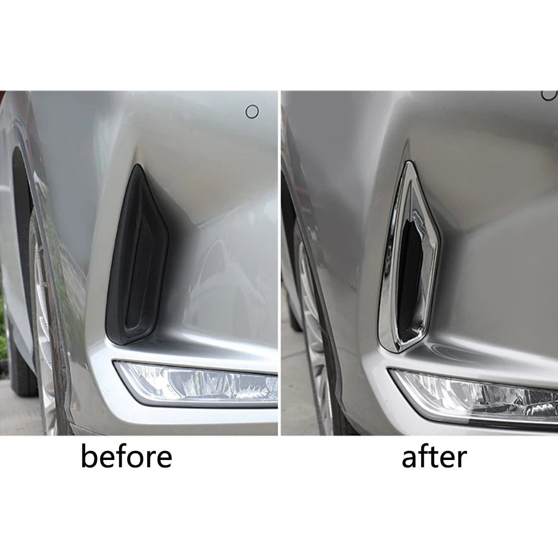 Chrome Fog Lamp Cover Trim for Lexus RX300 RX350 RX450h (2020-2021)