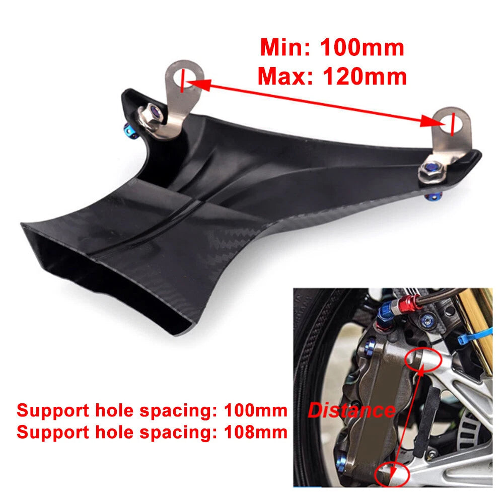 Black Duct Mounting Kit Brake System Air Cooling Cover for BMW S1000RR R1250GS