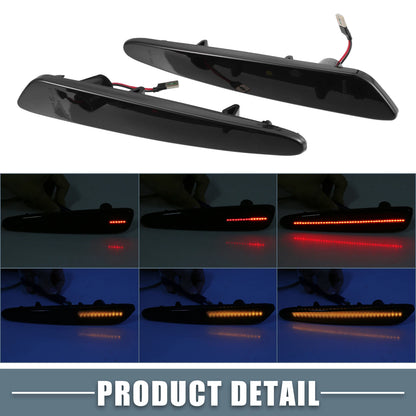 Turn Signal Lights Front Rear LED Amber Red for Chevy