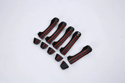 Door Handle Lid Cover Trim 10pcs for Jeep Wrangler JL (2018-2023)