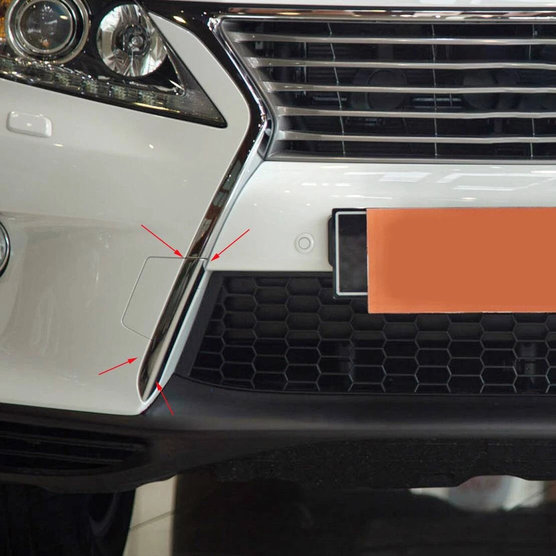 Right Front Bumper Tow Hook Trim Strip for Lexus RX350 RX450h (2012-2015)