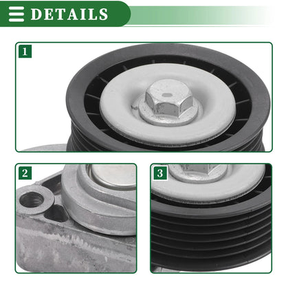 Engine Belt Tensioner Pulley Assembly for Chevrolet SS (2014 - 2017)