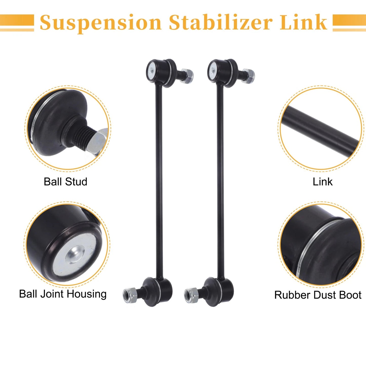 Front Stabilizer Sway Bar Links for Toyota Noah Voxy (2001-2007)