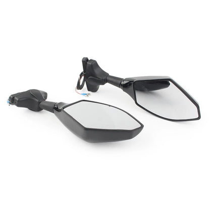 LED Turn Signal Rearview Mirror for Honda Kawasaki Yamaha Suzuki