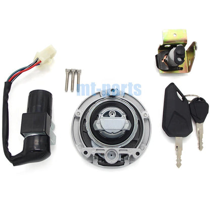 Fuel Gas Cap Ignition Key Switch Seat Lock Set for Honda GROM MSX125 (2016)