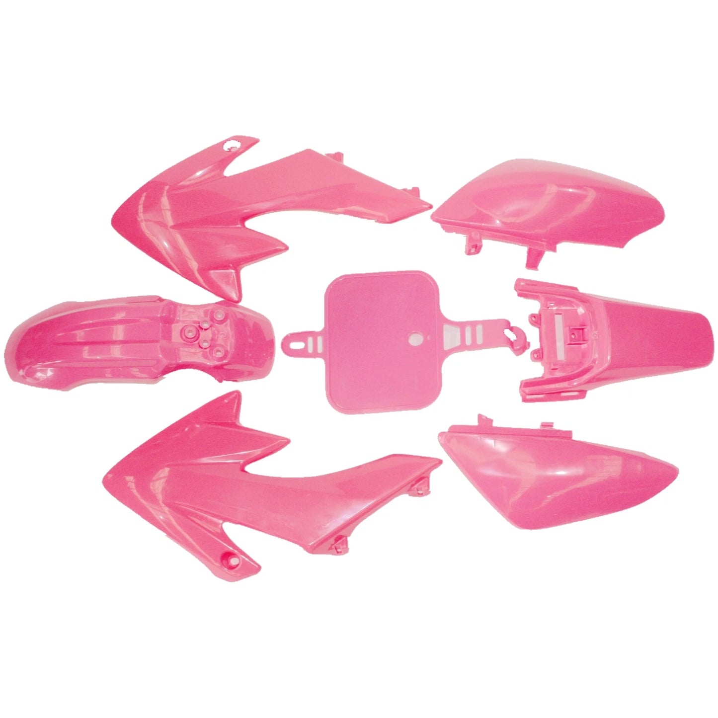 PINK Plastics Guard Fairing Fender Kit for CRF50, 110cc, 125cc