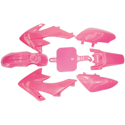 PINK Plastics Guard Fairing Fender Kit for CRF50, 110cc, 125cc