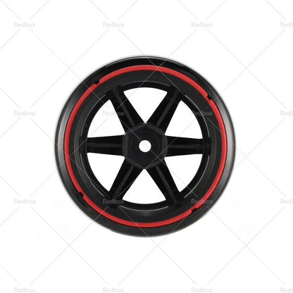 4pcs Hard Plastic Tire Wheels for 1/10 RC Drift Cars