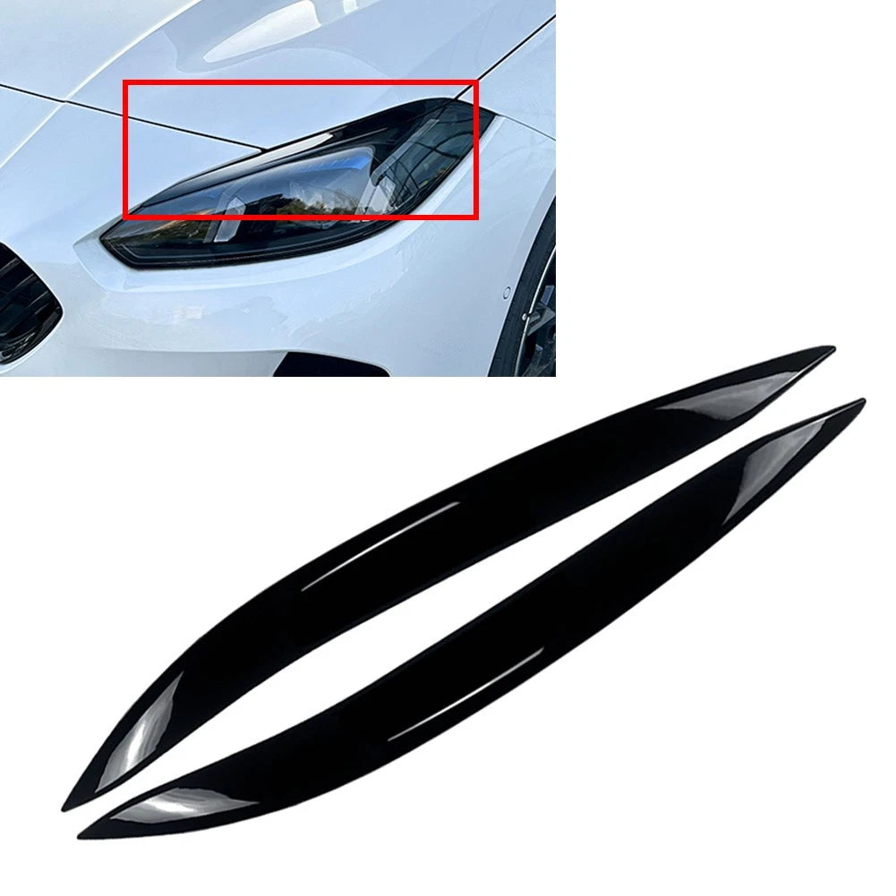Headlight Eyebrow Eyelids Cover Trim for BMW 1 Series 2 Series (2024-2025)