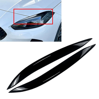 Headlight Eyebrow Eyelids Cover Trim for BMW 1 Series 2 Series (2024-2025)
