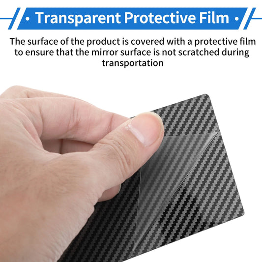 12 Pcs Carbon Fiber Door Pillar Window Trim for Land Rover Range