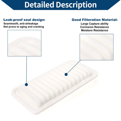 Engine Air Filter for Toyota Echo 1.5L (2000-2005) - 1 x High-Quality Filter