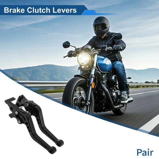 Brake Clutch Levers / 1 pair / Solid Black for Yamaha YZF R25 (2014–2025)