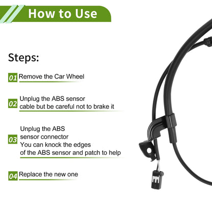 ABS Wheel Speed Sensor for Toyota Camry (2012-2017) - 1 x Rear Left