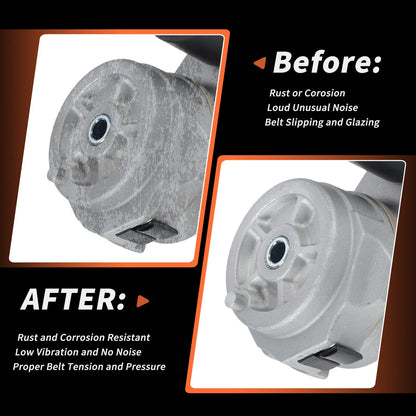 Drive Belt Tensioner Pulley for Ford F650 F750 Freightliner B2 M2 (2000-2023)