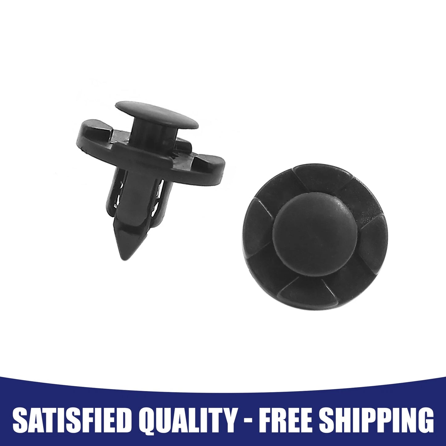 50 x Plastic Push Type Rivet Retainer Clips for Nissan Bumper