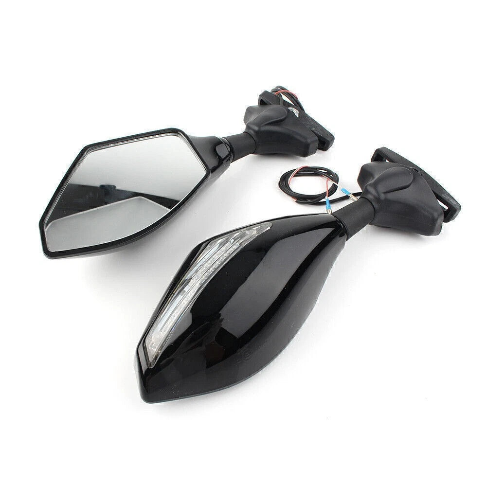 LED Turn Signal Mirrors for Honda CBR600 F4 F4I CBR900RR CBR 125R (1999-2007)