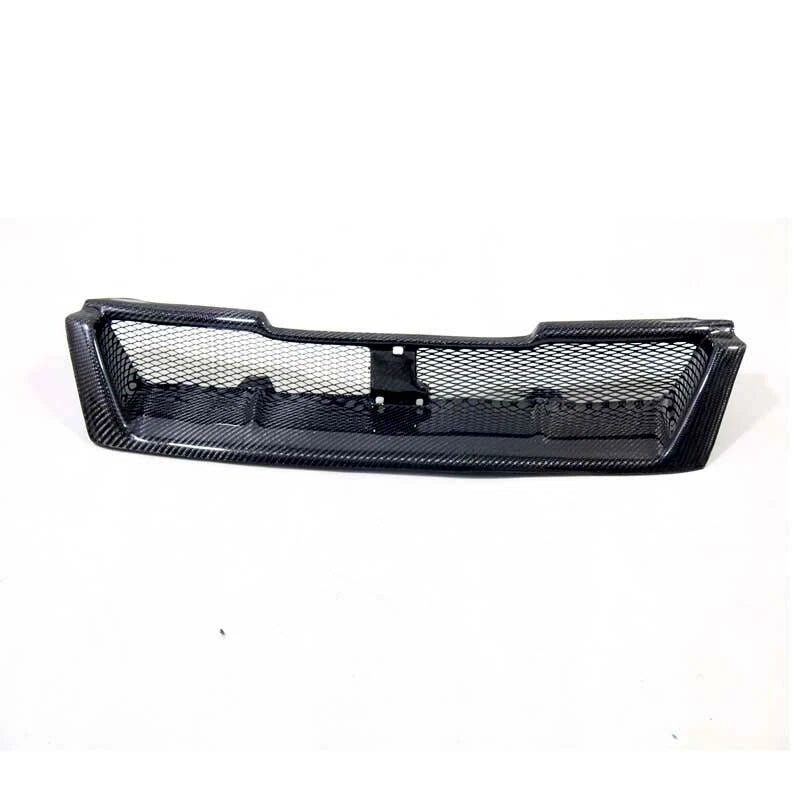 Real Carbon Fiber Front Bumper Grill Grille Fit for Nissan Skyline R33 GTR