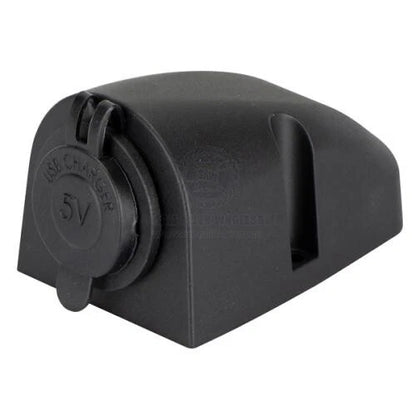 12/24V Power Socket Twin USB-A Ports Surface Mount Black Relaxn 4WD