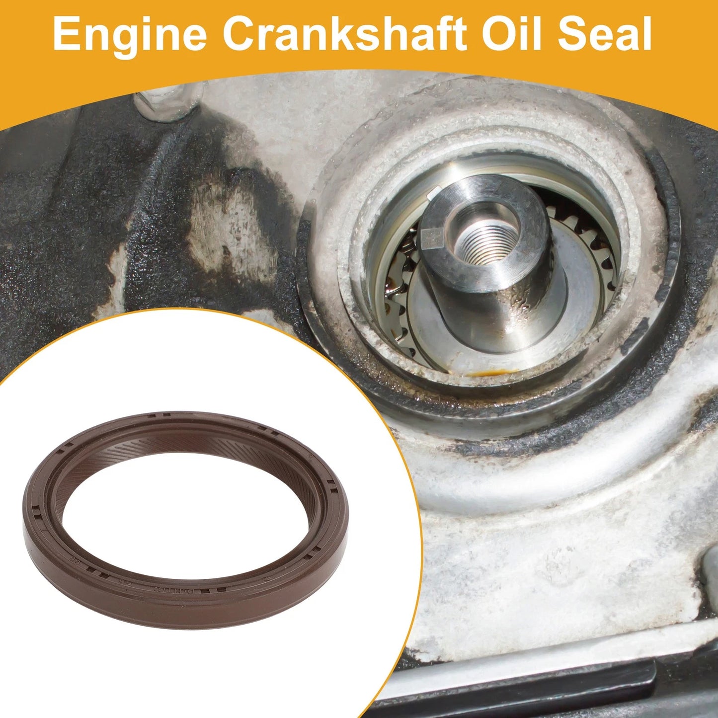 1 Pc Front Crankshaft Oil Seal for Nissan 350Z (2003-2008)