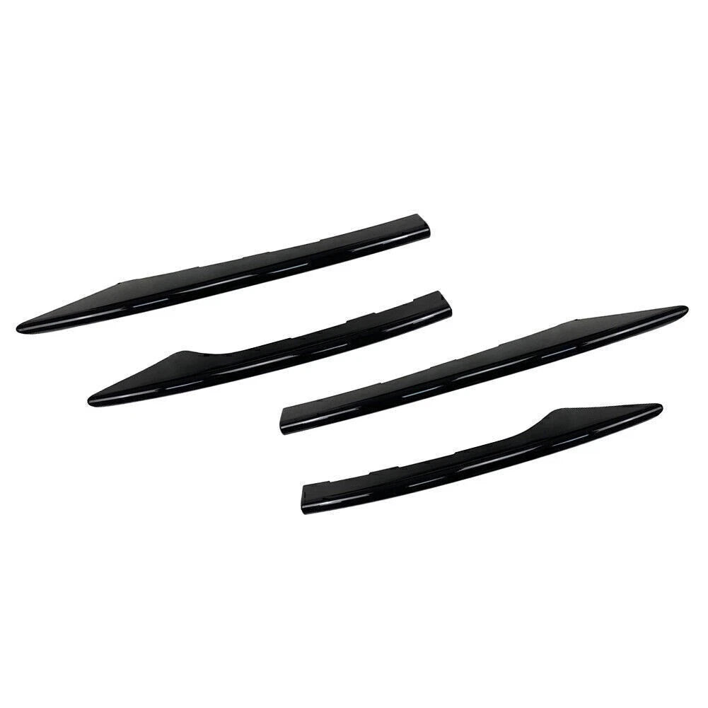4x Fog Light Cover Trim for Mercedes Benz E-Class W213 (2021+) Black