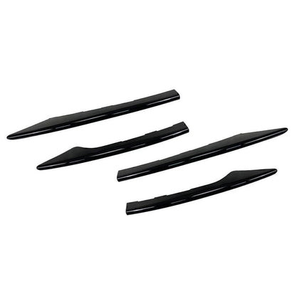 4x Fog Light Cover Trim for Mercedes Benz E-Class W213 (2021+) Black