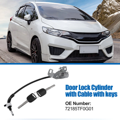Car Door Lock Cylinder Set with Keys for Honda Fit (2009-2013)