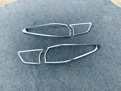 Chrome Rear Tail Light Lamp Lid Cover Trim for Chevrolet Chevy Blazer (2019-2022)