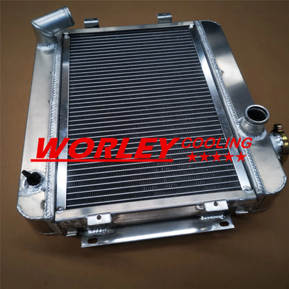 2 x Row Aluminum Radiator for Toyota Corolla KE10 KE11 KE15 (1970-1979)