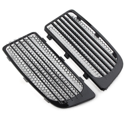 Black Lower Fairing Radiator Screen Guard Grills for Harley Touring (14-20)