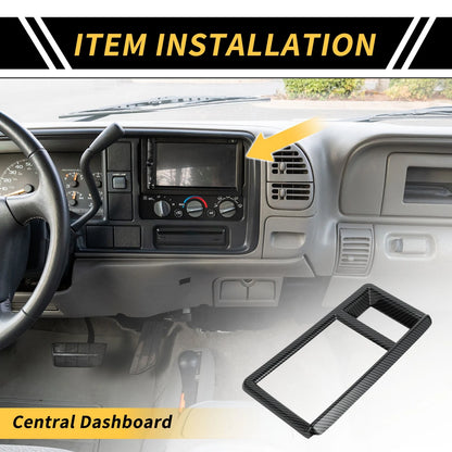 Carbon Fiber Dashboard Meter Frame Cover for Ford Maverick (2022-2024)