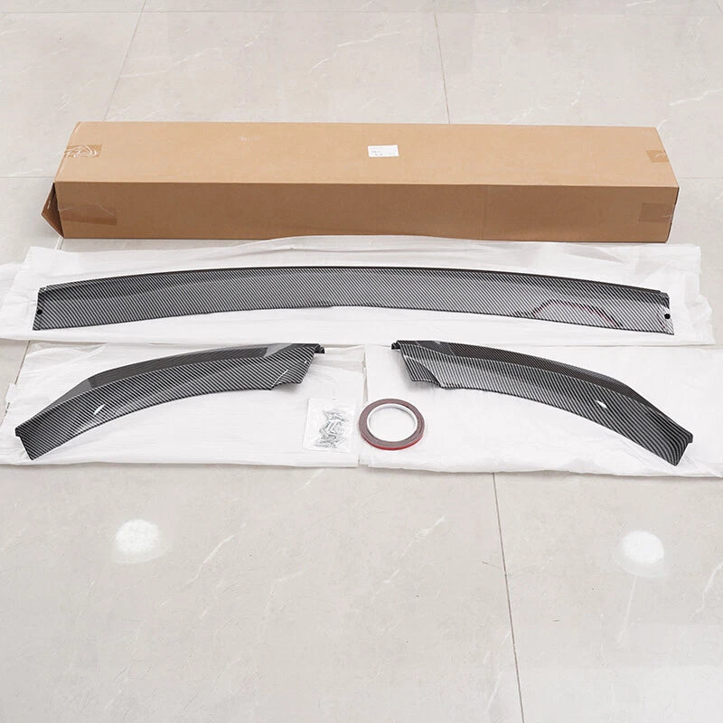 Carbon Fiber Front Bumper Lip Spoiler for 2020-2023 Tesla Model Y