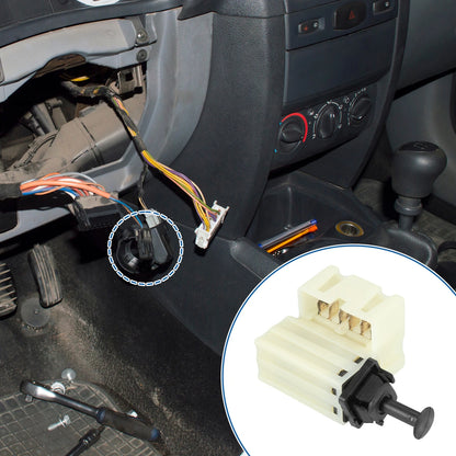 Stop Lamp Switch Assembly for Chrysler Beige Plastic Metal