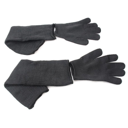 Cut Proof Gloves - Safety Stab Resistant Stainless Steel Mesh for Butchers