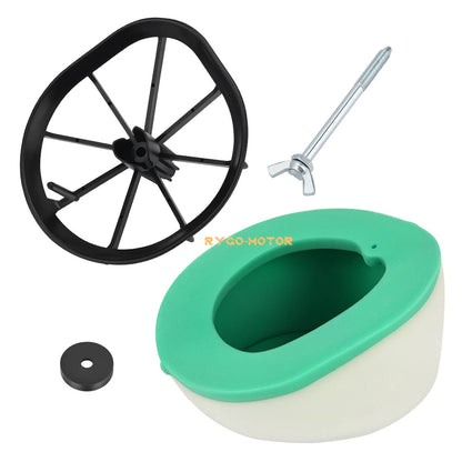 Air Filter Cleaner w/ Cage Holder & Wing Bolt Suzuki RM125 RM250 (2001–2008)
