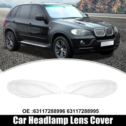 Front Headlight Lens Cover for BMW X5 E70 (2007-2013)