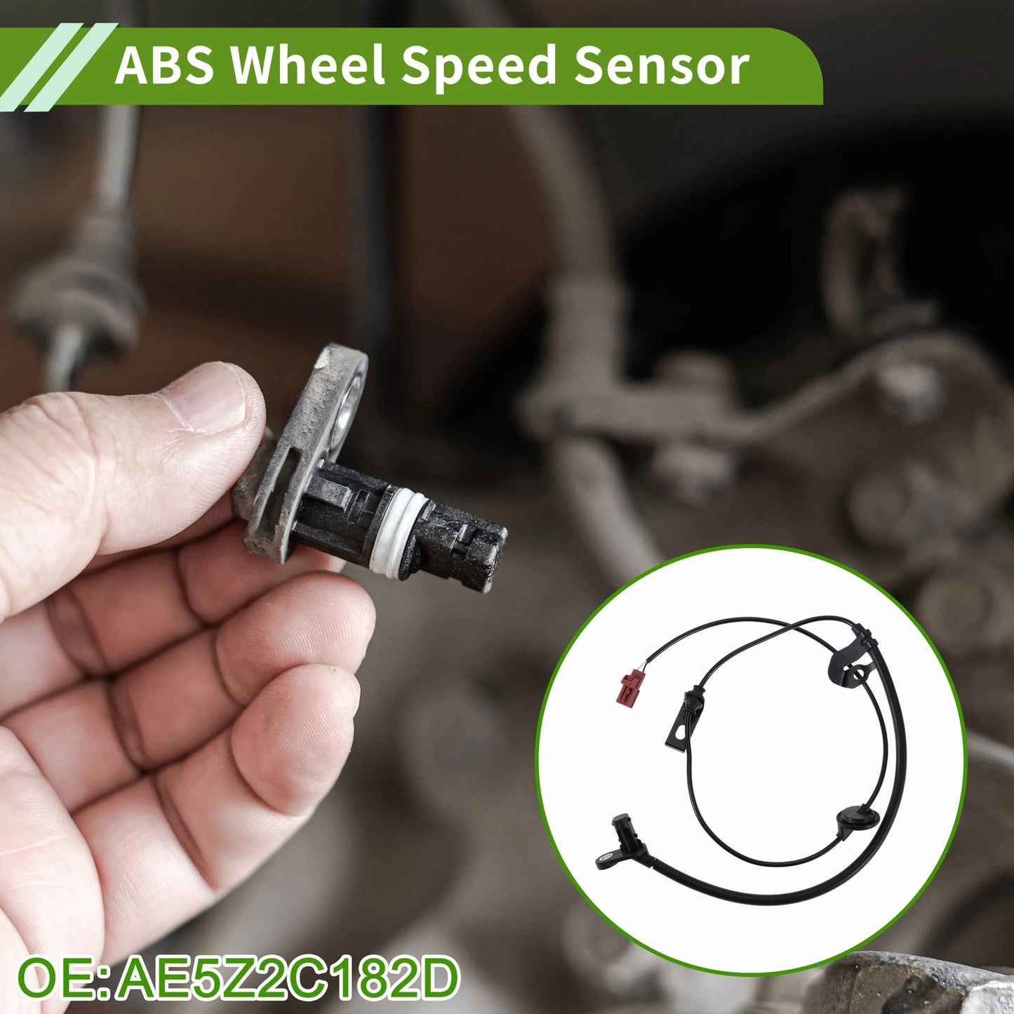 ABS Wheel Speed Sensor for Ford Fusion AWD Rear Left (2013-2020)