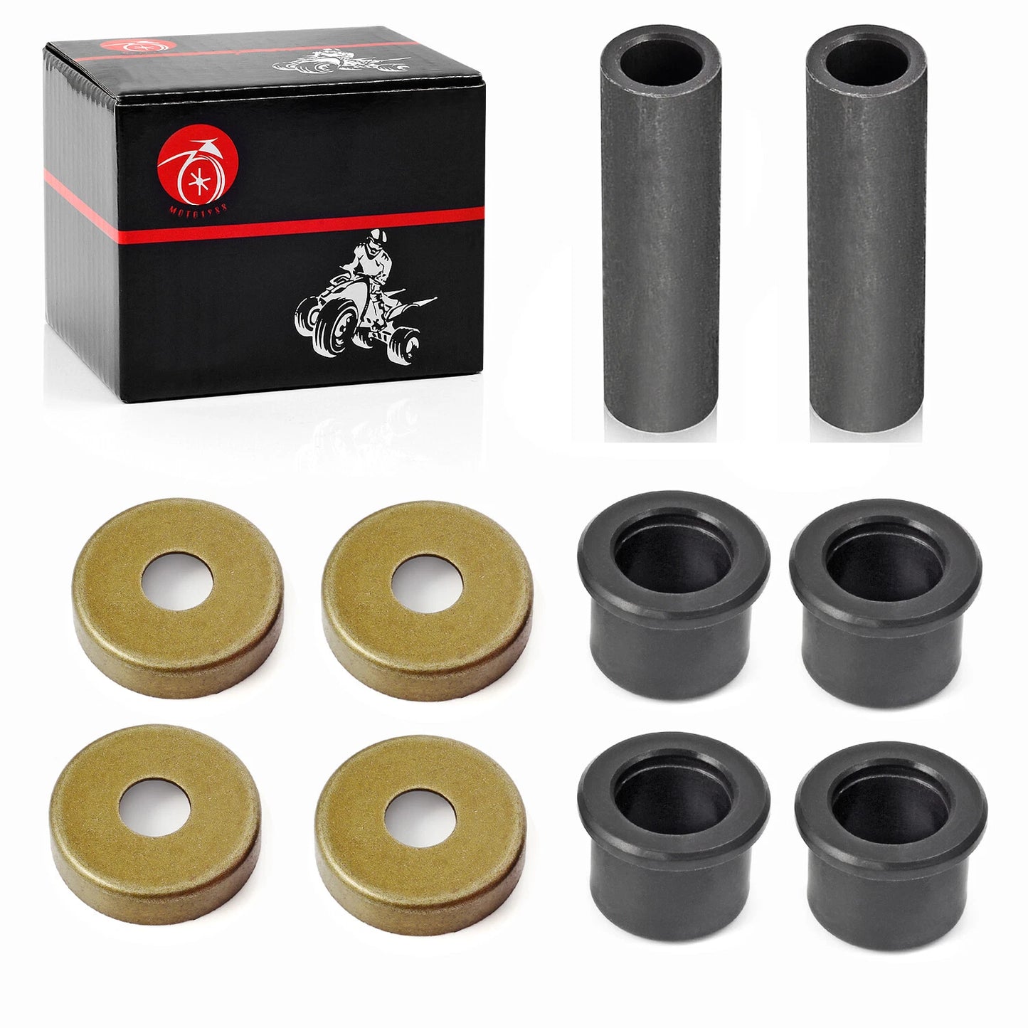2 x Lower A-Arm Bushing & Seal for Yamaha YFM660R Raptor, YFM700R Raptor (2001–2014)