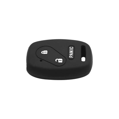 Black Silicone  Button Remote Key Cover Case for Honda