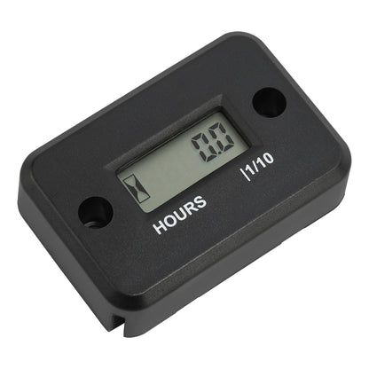 Digital Hour Meters Waterproof LCD Display for ATV Snowmobile Boat Bike