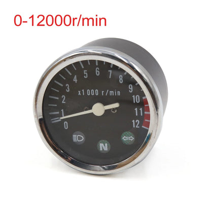 Analog Tachometer Gauge / 0-12000r/min Round Shape / for GN Motorcycle Scooter
