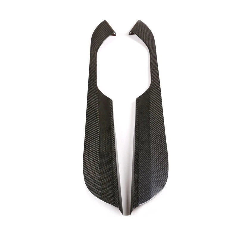 Real Carbon Fiber Side Center Console Panel Trim Fit For Cayenne 2018-2022