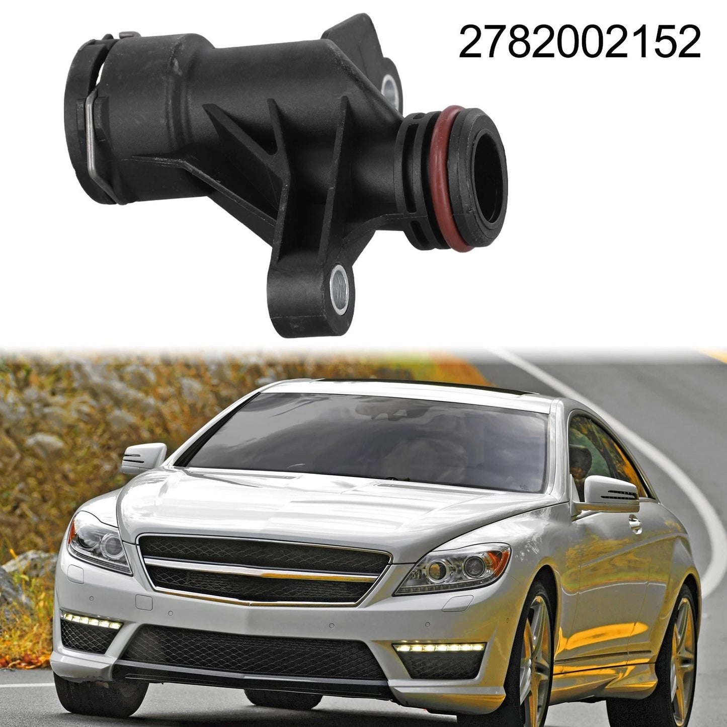 Coolant Water Pipe Joint for Mercedes M278 (2011–2015)