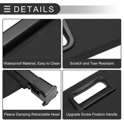 Retractable Cargo Cover for Volvo XC60 2010-2017 Rear Trunk Gloss Black